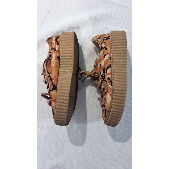 Puma FENTY BY RIHANNA CAMOUFLAGE LEATHER SNEAKERS WOMENS SIZE 6.5 - Picture 7 of 14